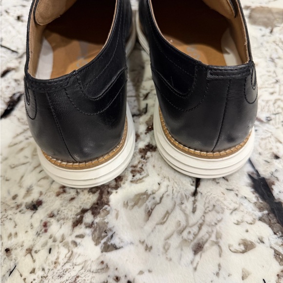 NEW! Cole Hasn Men Origins Grand  Classic Black Leather Oxfords - Picture 4 of 6